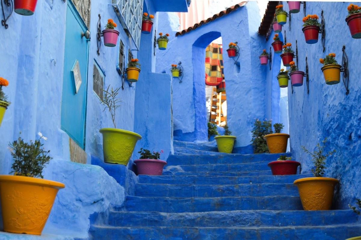 Chefafouen blue city in Morocco
