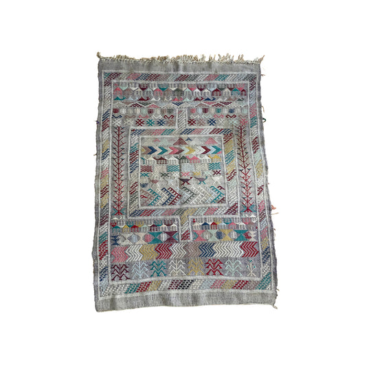 MAHA - Vintage Boujaad Moroccan kilim - Kantara | Moroccan Rugs