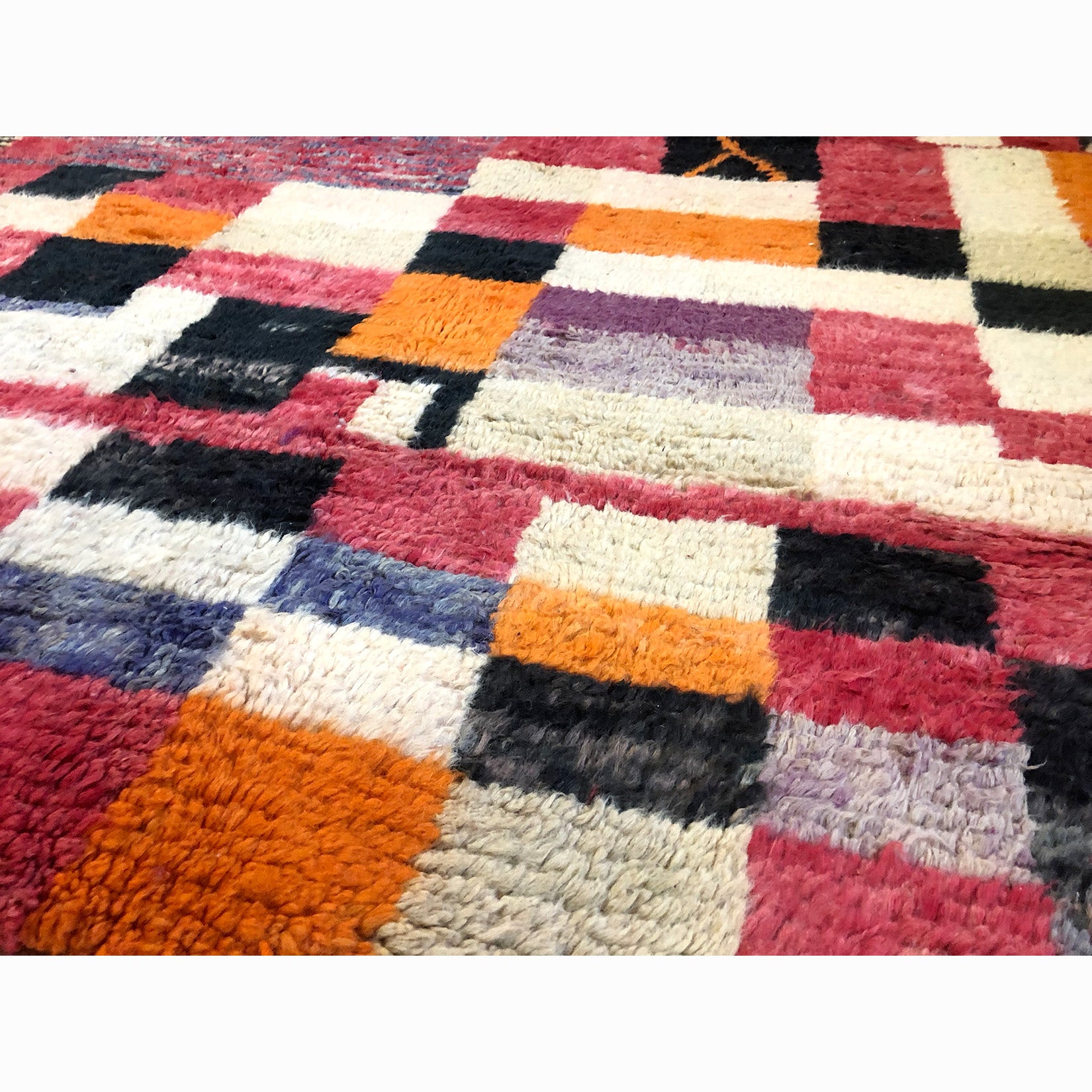Colorful authentic art deco berber carpet - Kantara | Moroccan Rugs