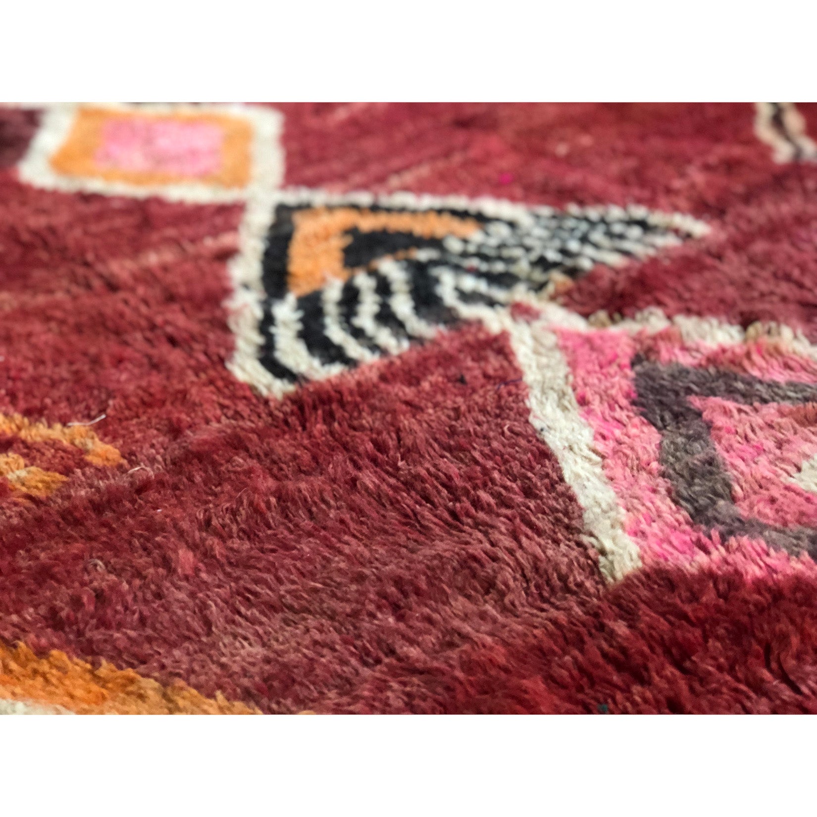 Geometric pattern design tribal berber rug - Kantara | Moroccan Rugs