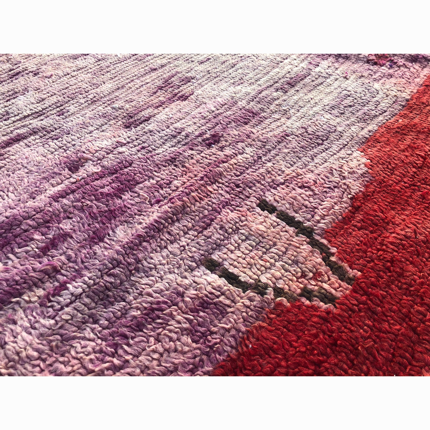 Pink and purple boho berber rug - Kantara | Moroccan Rugs