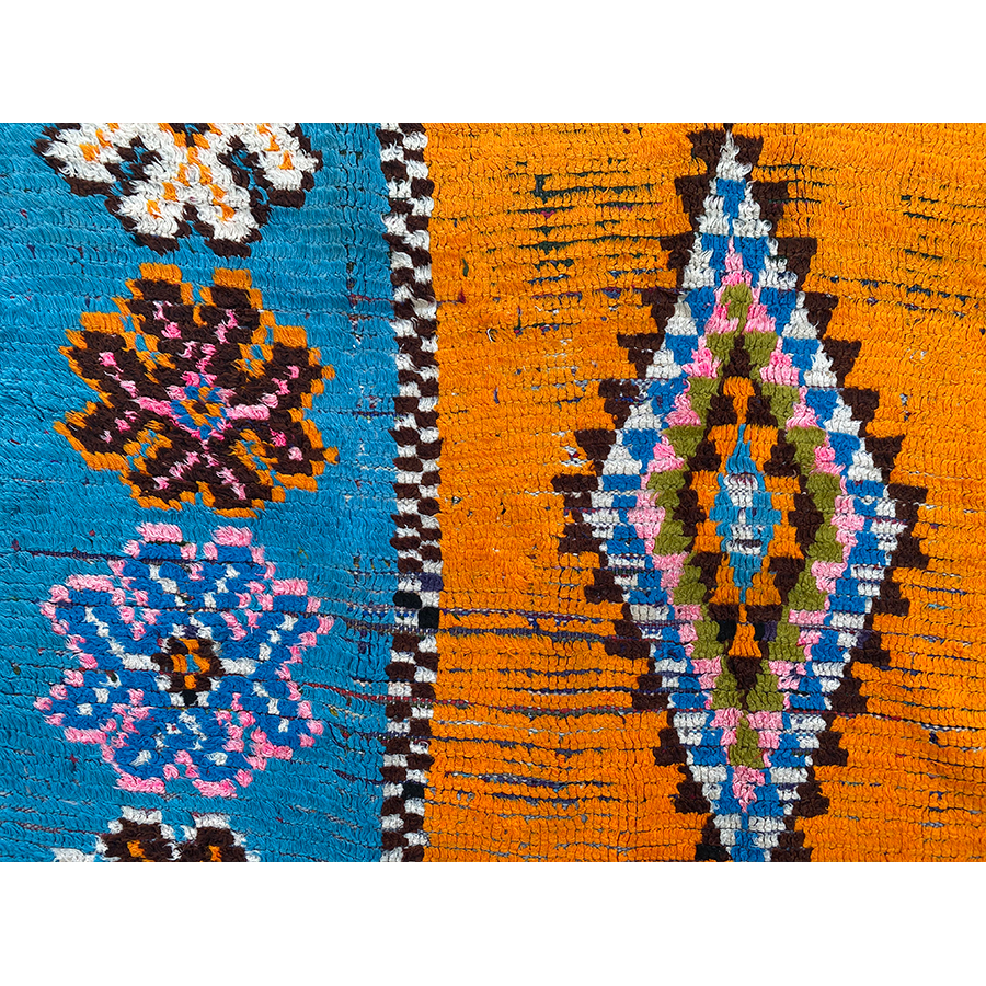 Vintage colorful berber carpet - Kantara | Moroccan Rugs
