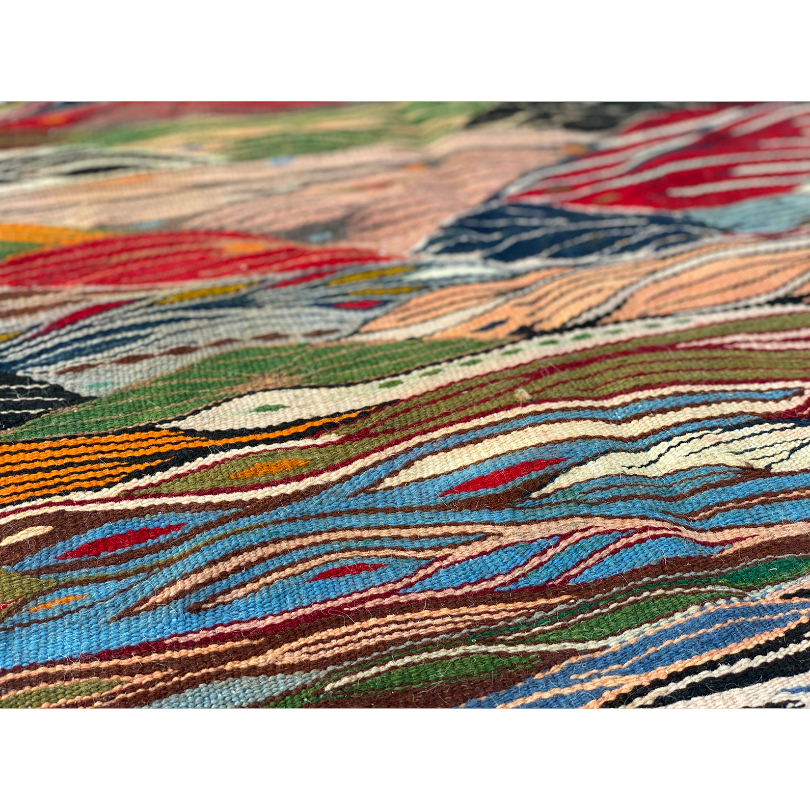 Authentic kharita wool berber carpet  - Kantara | Moroccan Rugs