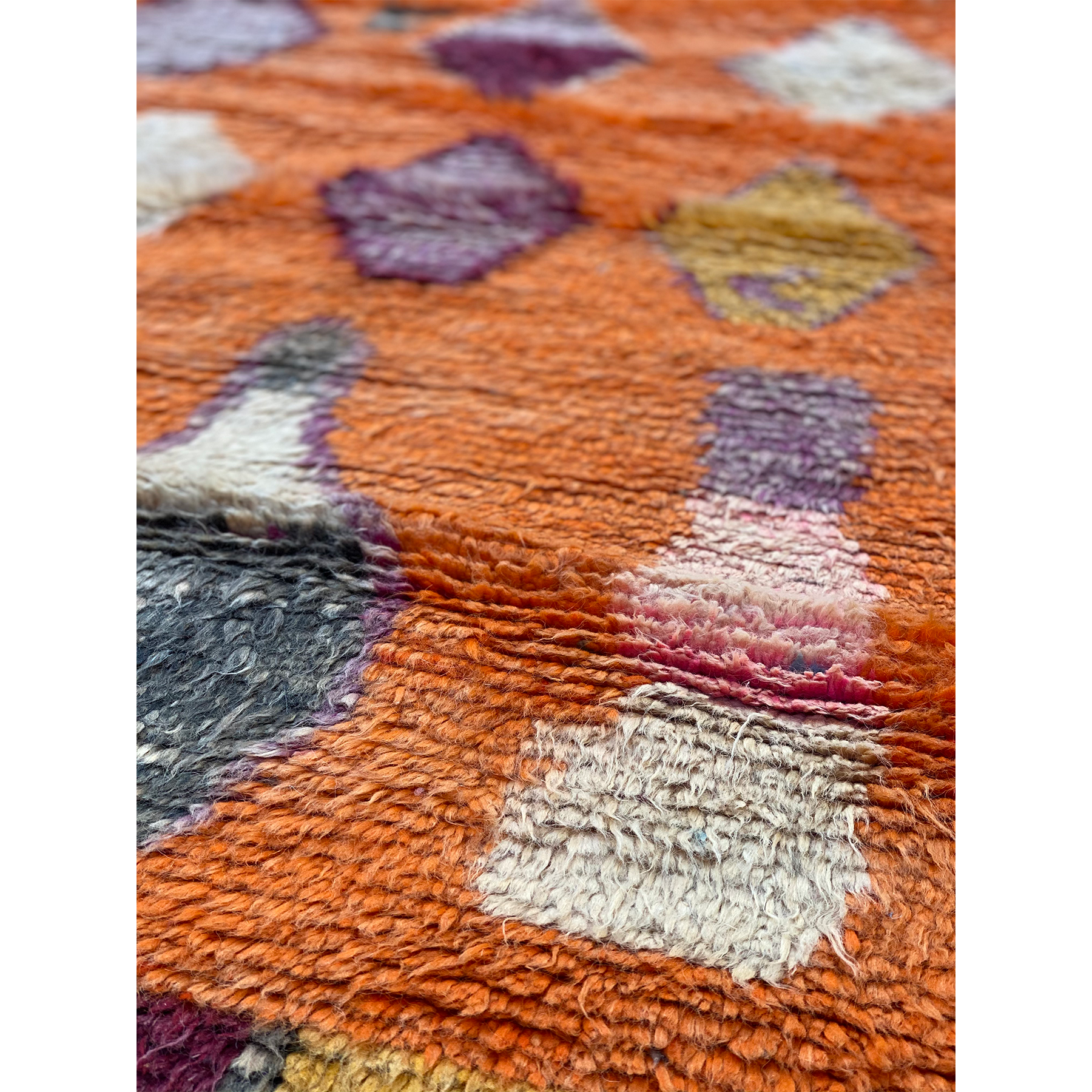 Art deco Moroccan rug with colorful geometric motifs - Kantara | Moroccan Rugs