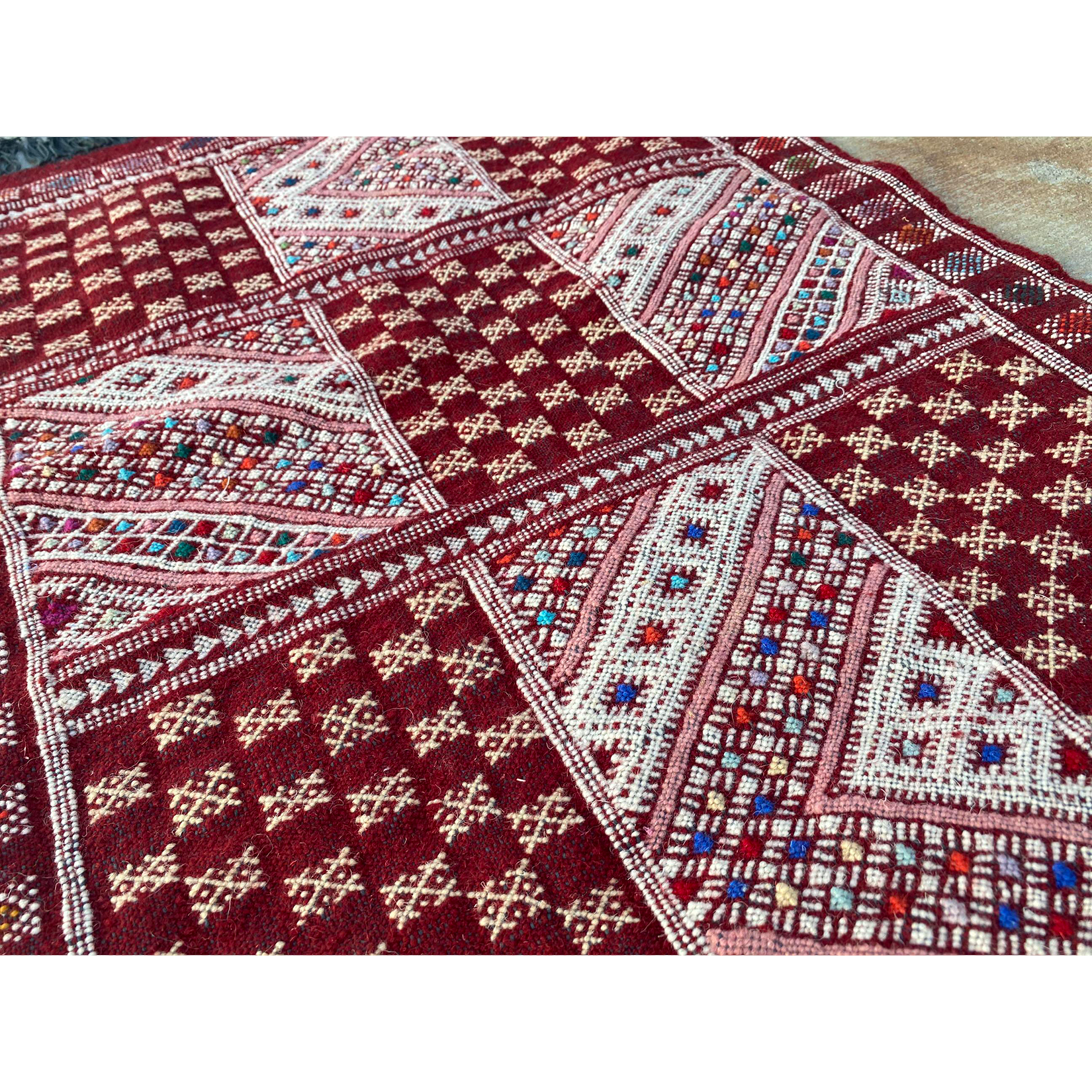 Tribal wool berber carpet - Kantara | Moroccan Rugs