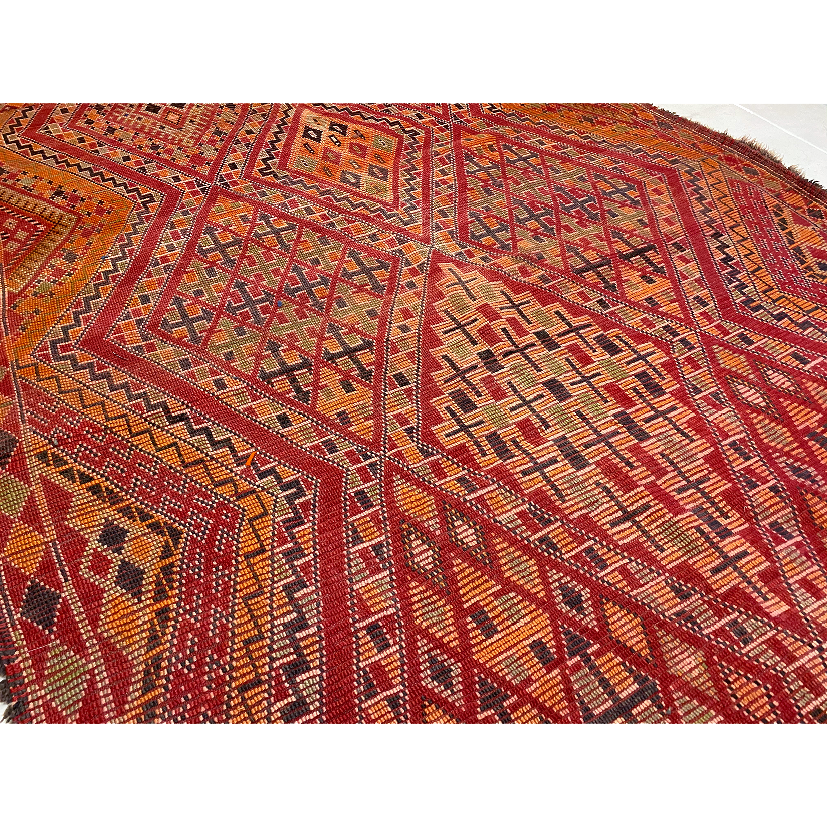 Authentic Beni Mguild reversible Moroccan rug - Kantara | Moroccan Rugs