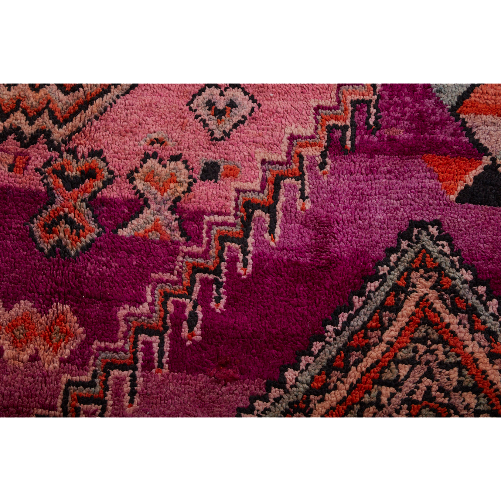 Large purple boujaad Moroccan area rug - Kantara | Moroccan Rugs