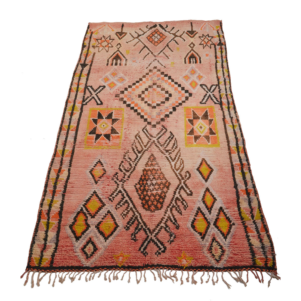 Vintage eclectic Moroccan area rug with intricate details - Kantara | Moroccan Rugs