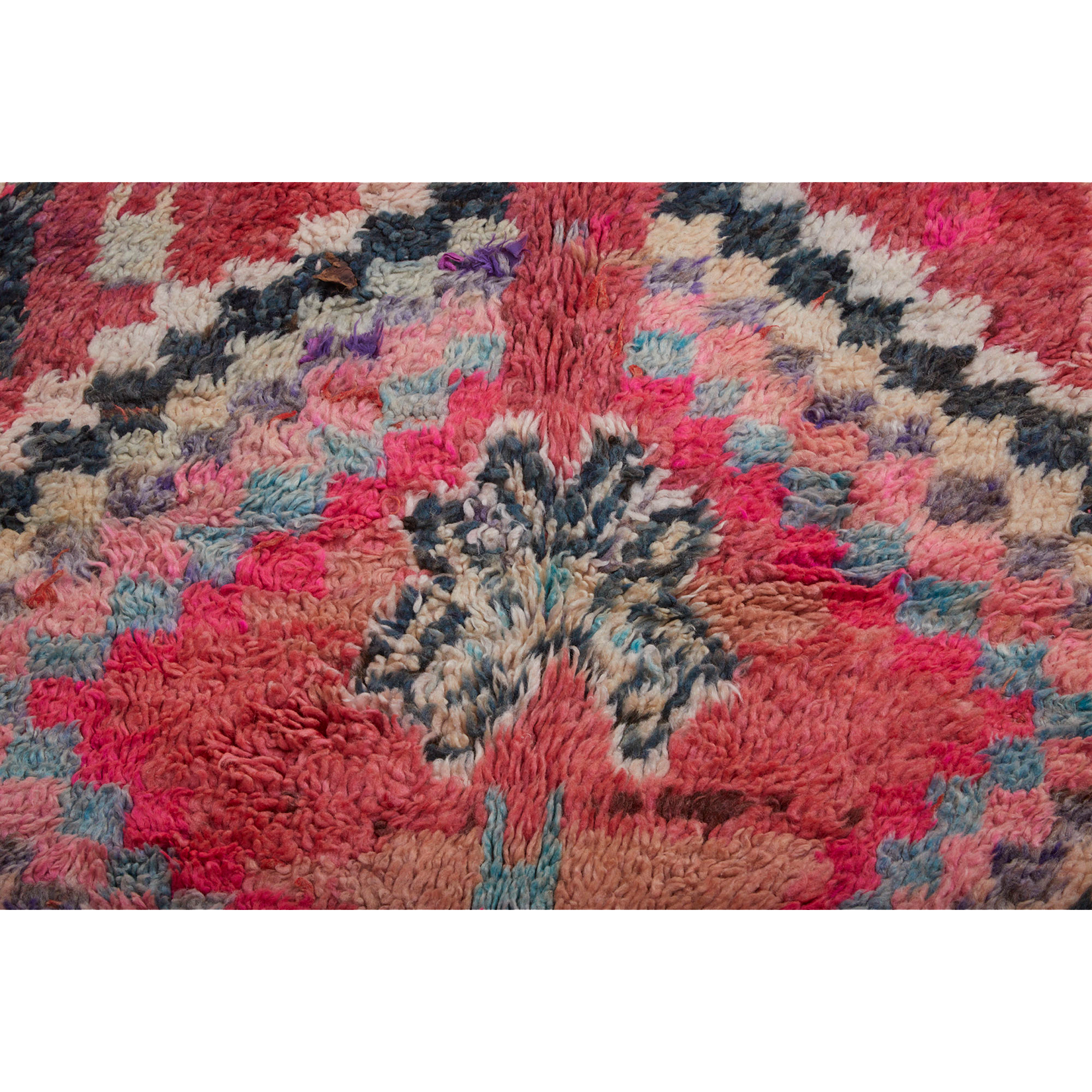 Pink and red contemporary Moroccan rug - Kantara | Moroccan Rugs