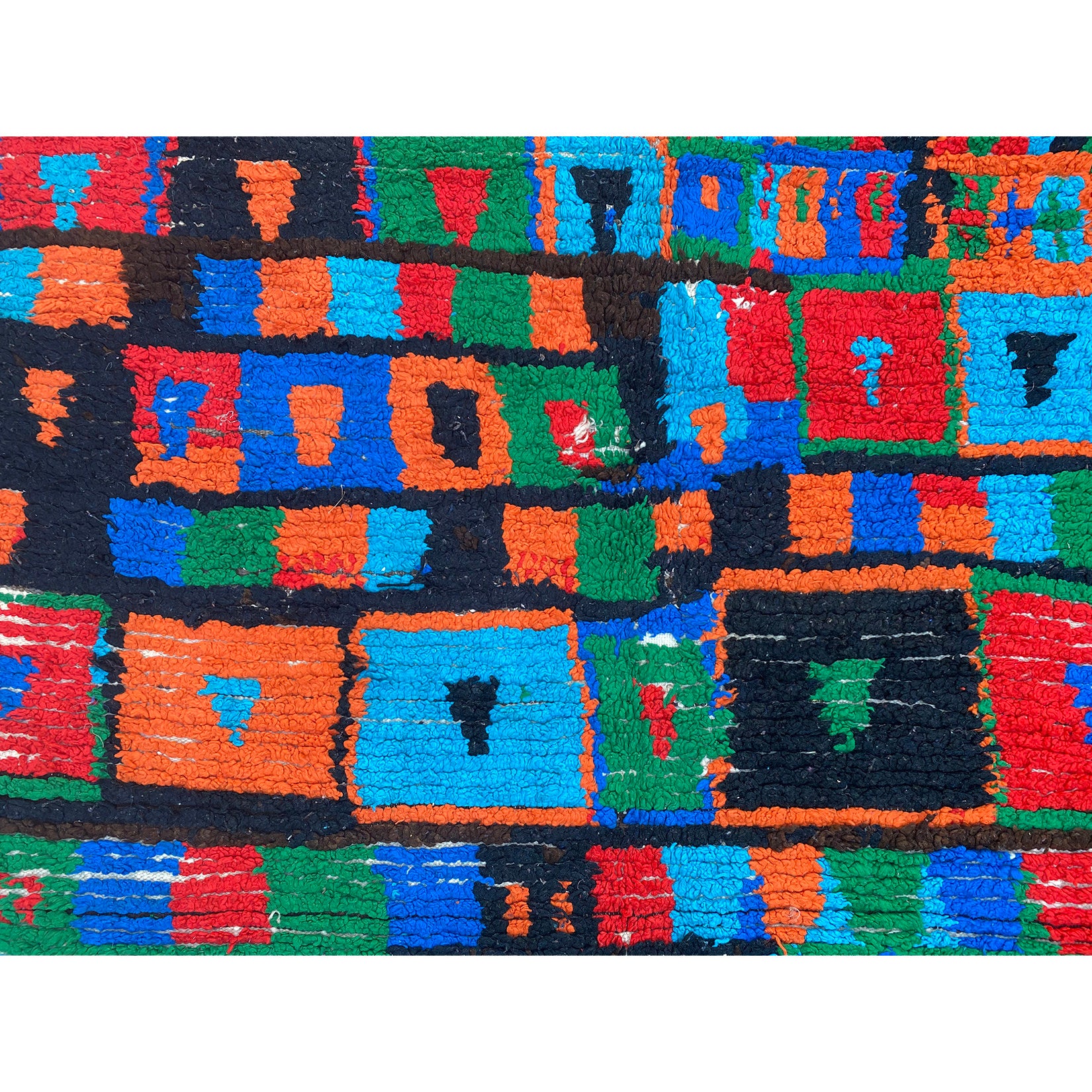 Vintage bohemian colorful Moroccan berber carpet - Kantara | Moroccan Rugs