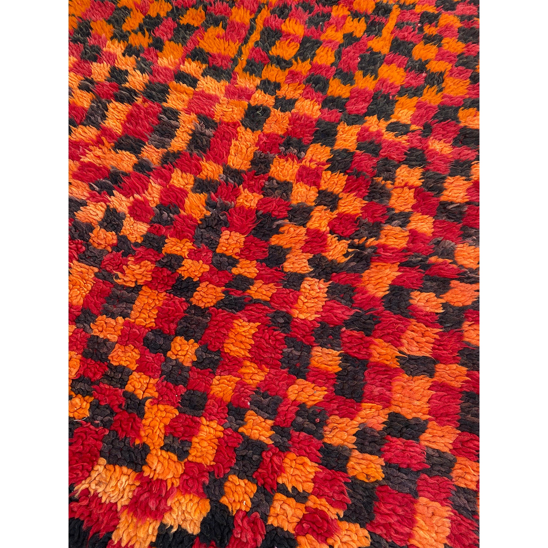 Small colorful Moroccan bathroom throw rug - Kantara | Moroccan Rugs