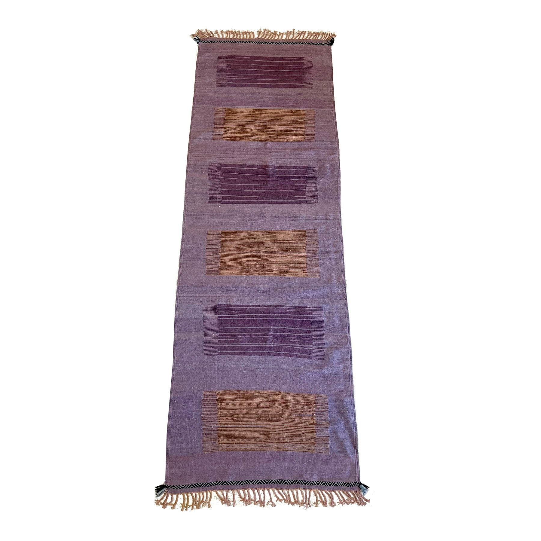 Light purple modern Moroccan runner rug - Kantara | Moroccan Rugs