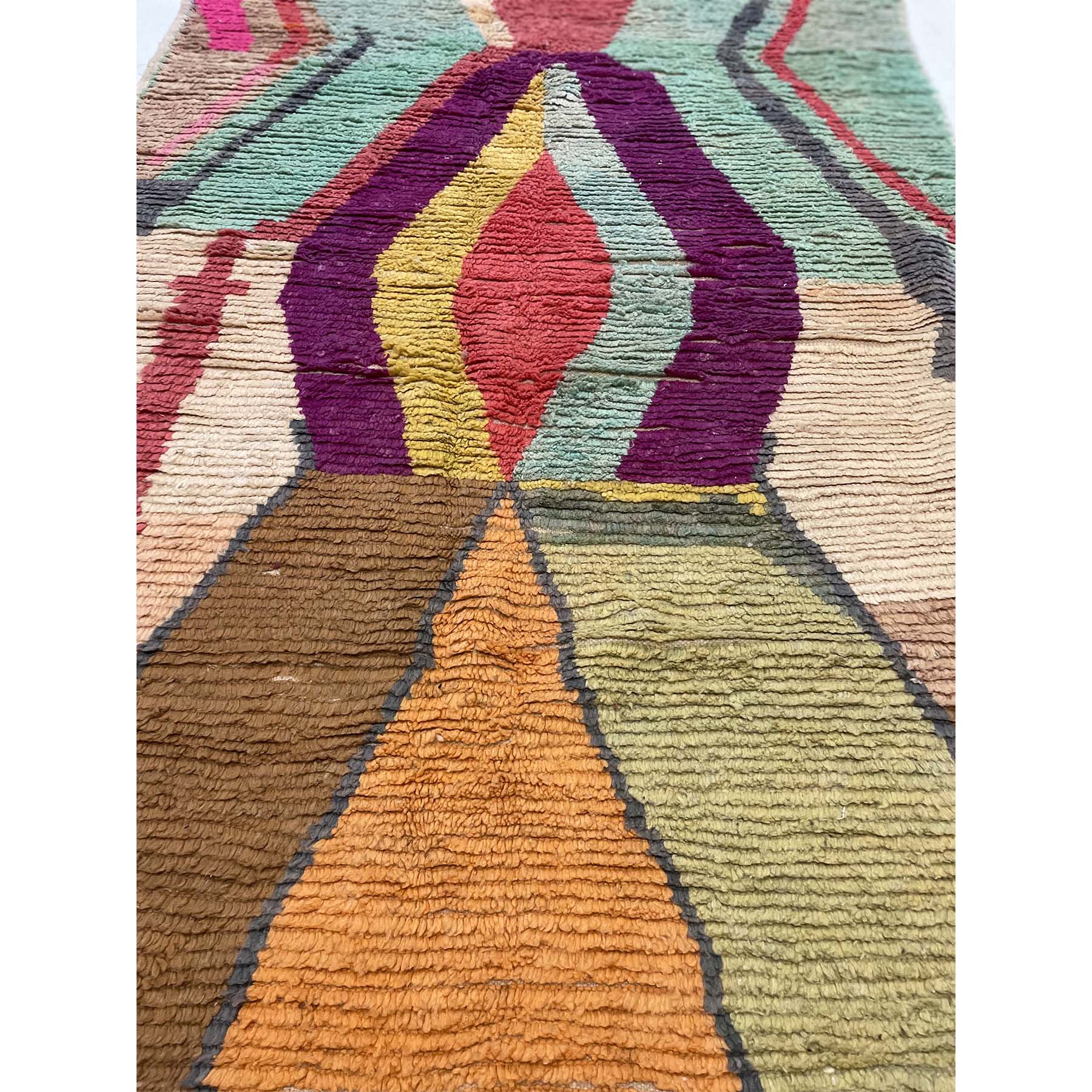 Contemporary hand knotted Moroccan living room rug - Kantara | Moroccan Rugs