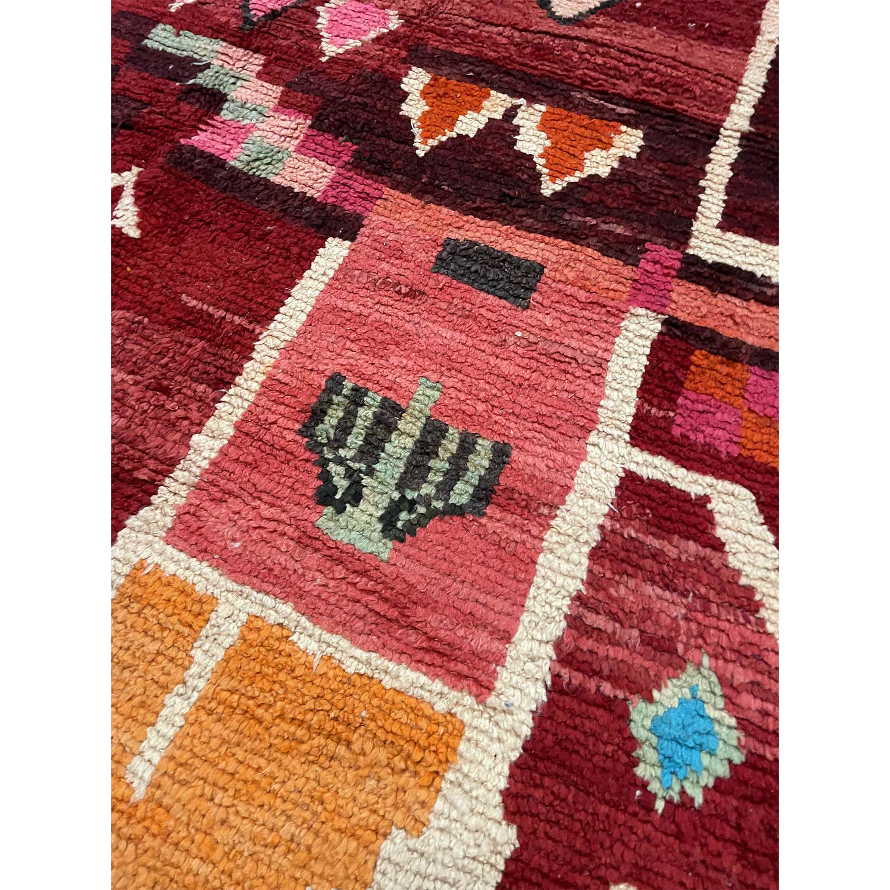 Hand knotted wool Moroccan living room rug - Kantara | Moroccan Rugs