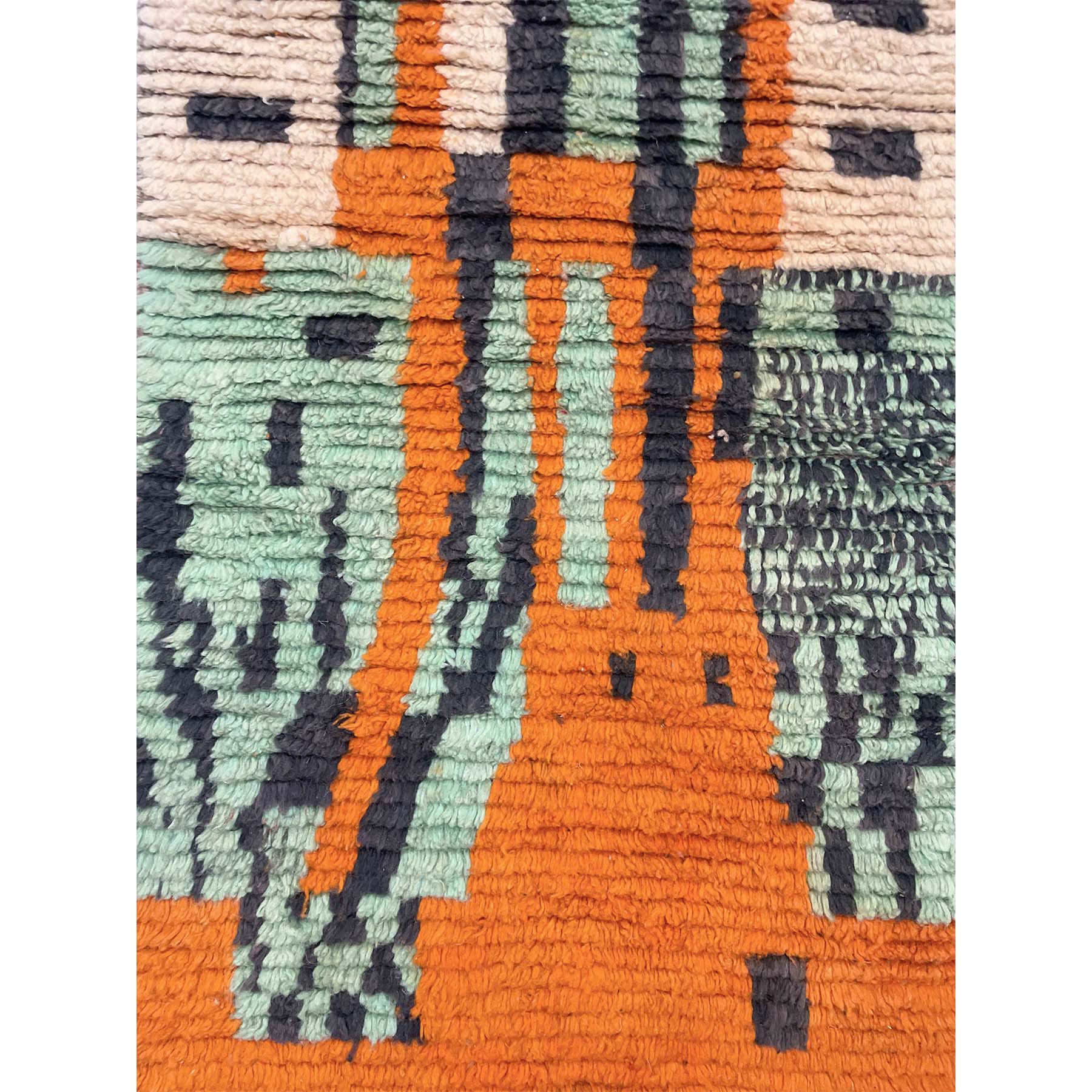 Colorful abstract Moroccan runner rug - Kantara | Moroccan Rugs