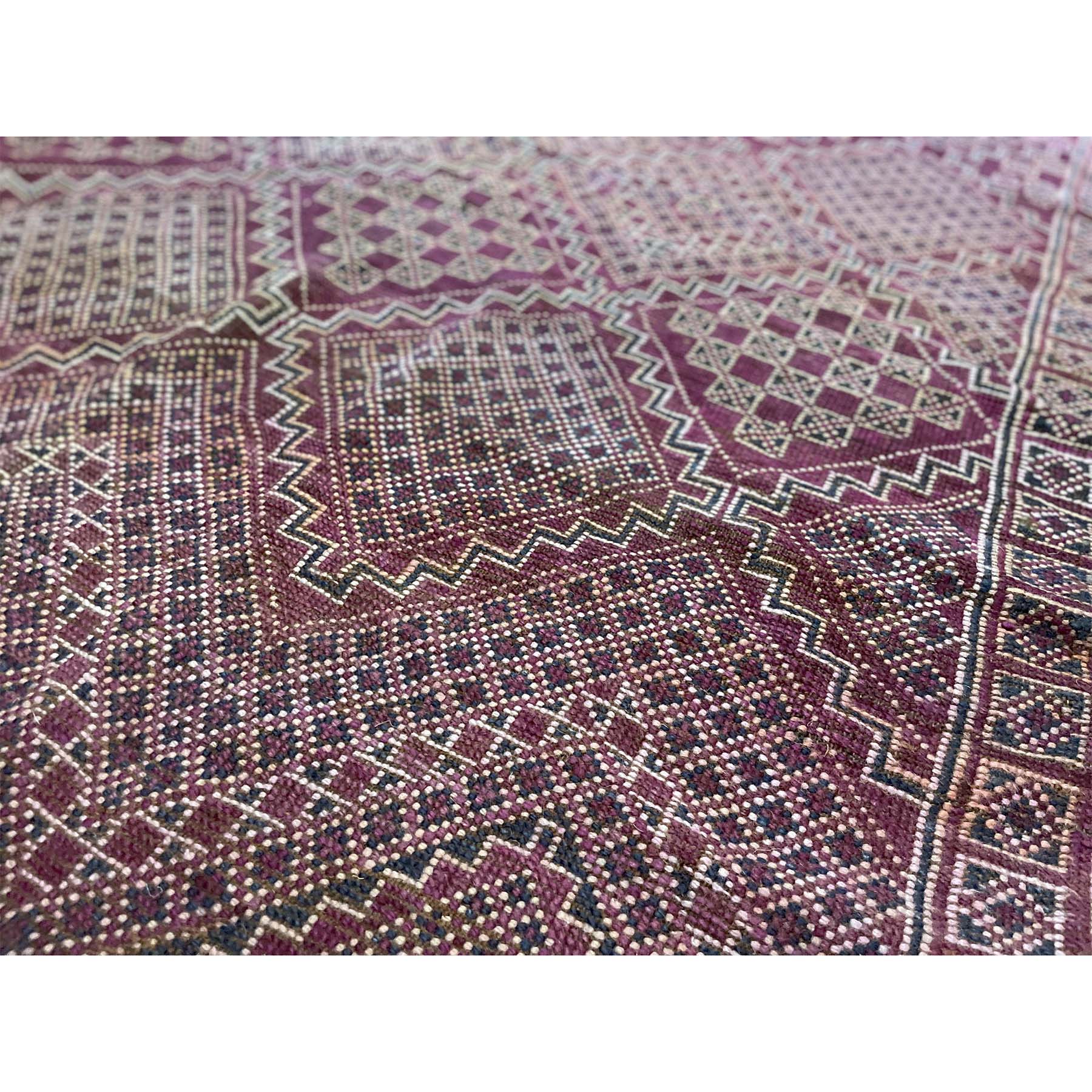 Vintage double sided Moroccan berber rug - Kantara | Moroccan Rugs