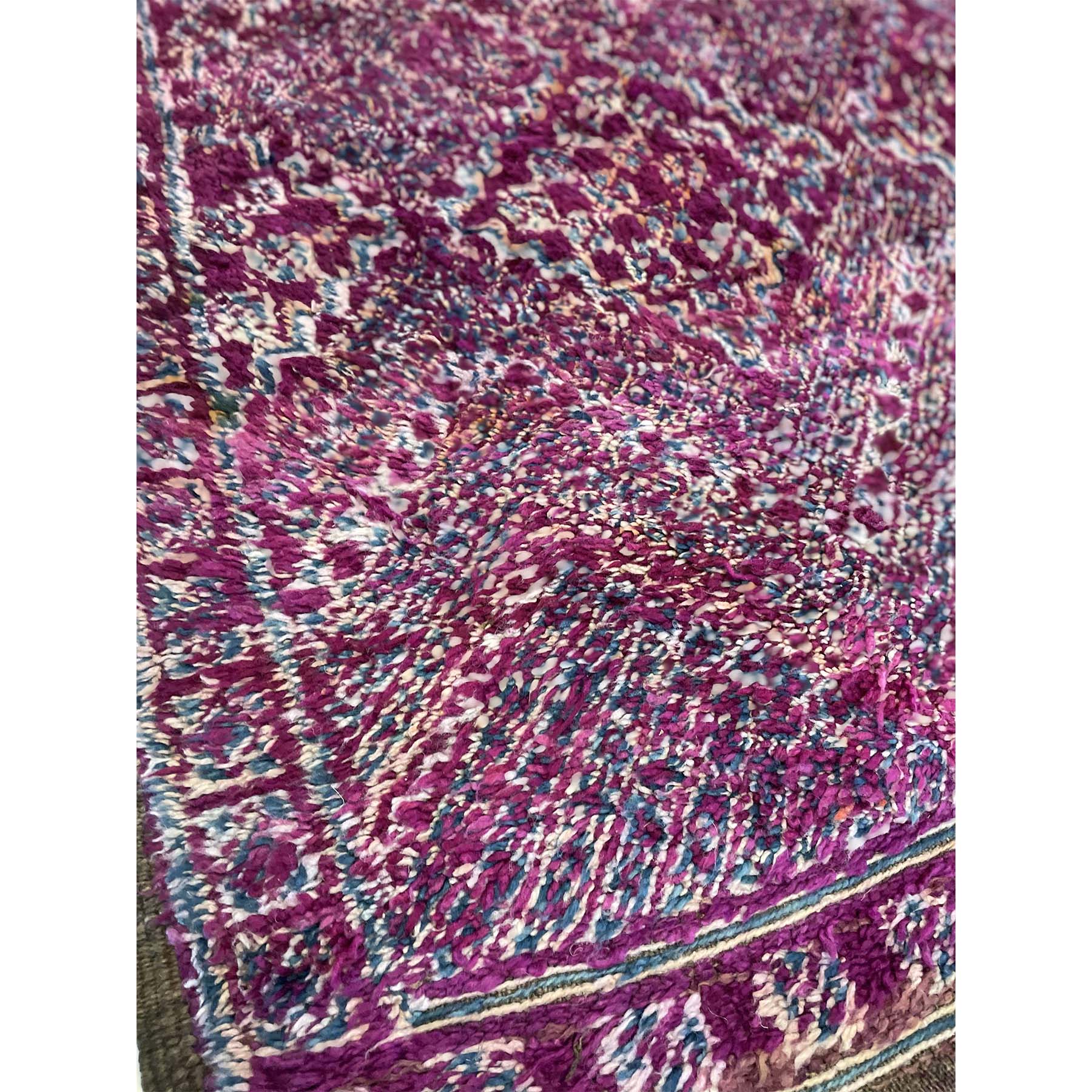 Double-sided purple Moroccan living room rug - Kantara | Moroccan Rugs