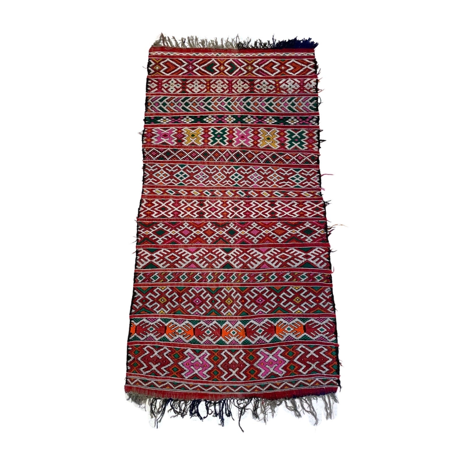 Vintage red Moroccan flatweave kilim - Kantara | Moroccan Rugs