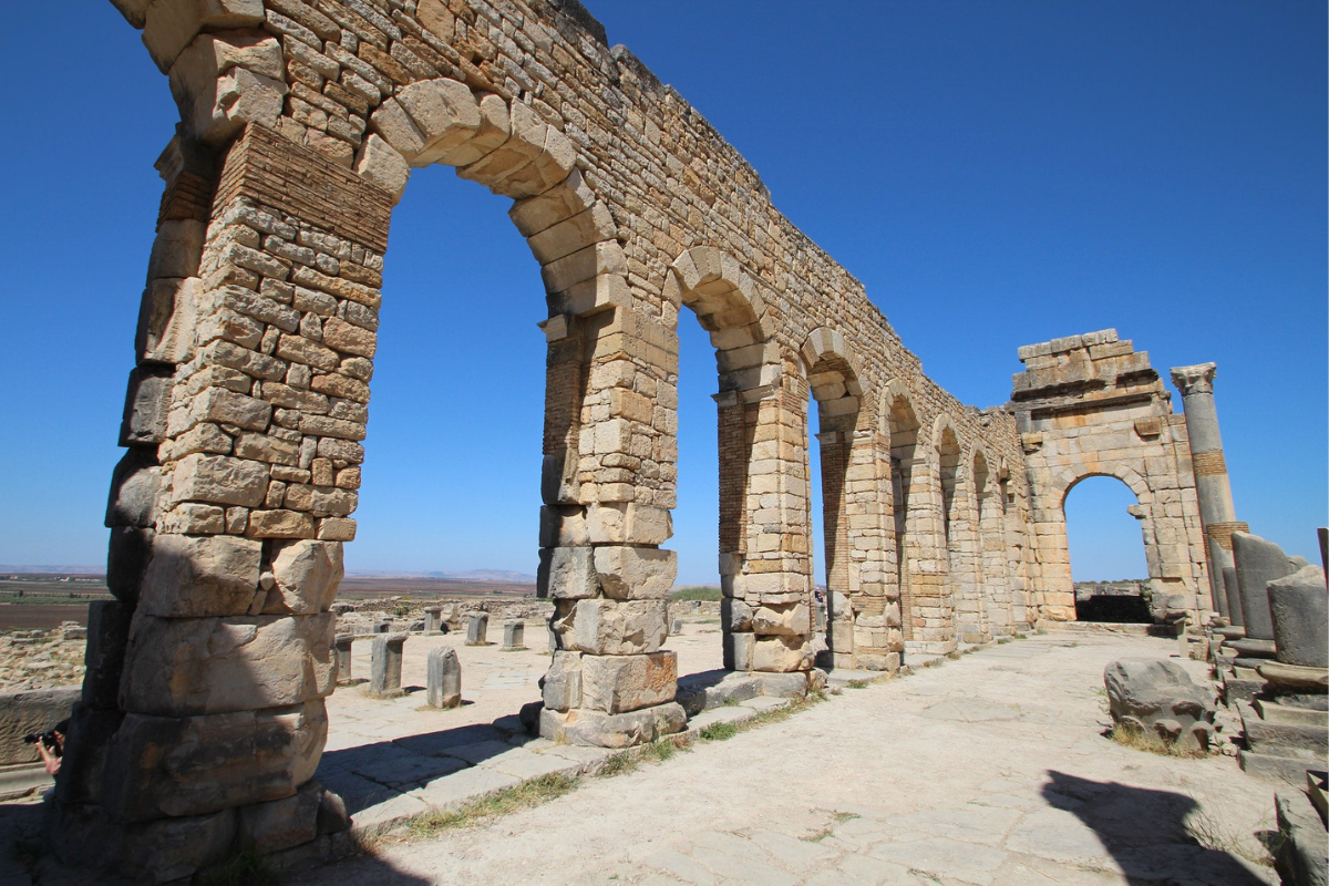 Kantara Tours visit to Volubilis Ruins in Morocco