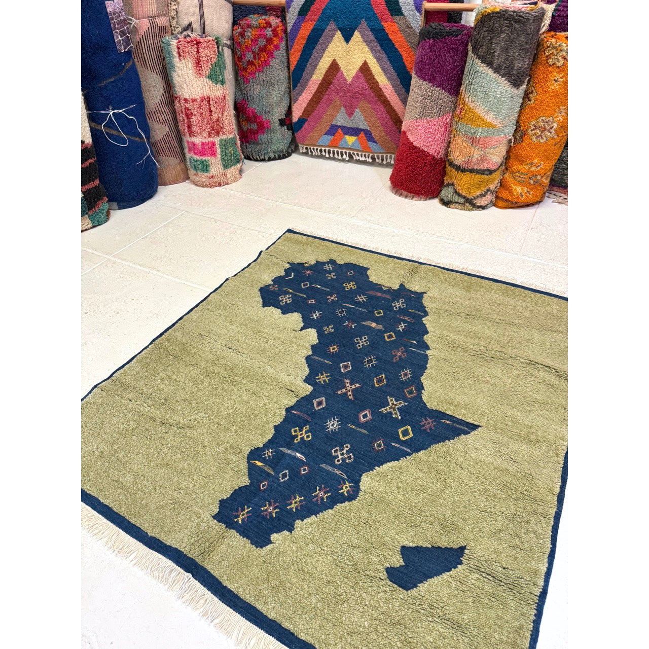 Map of Africa Rug