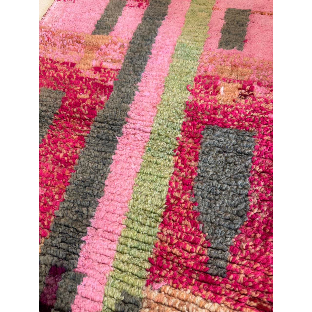 Red and Orange Moroccan Runner Rug