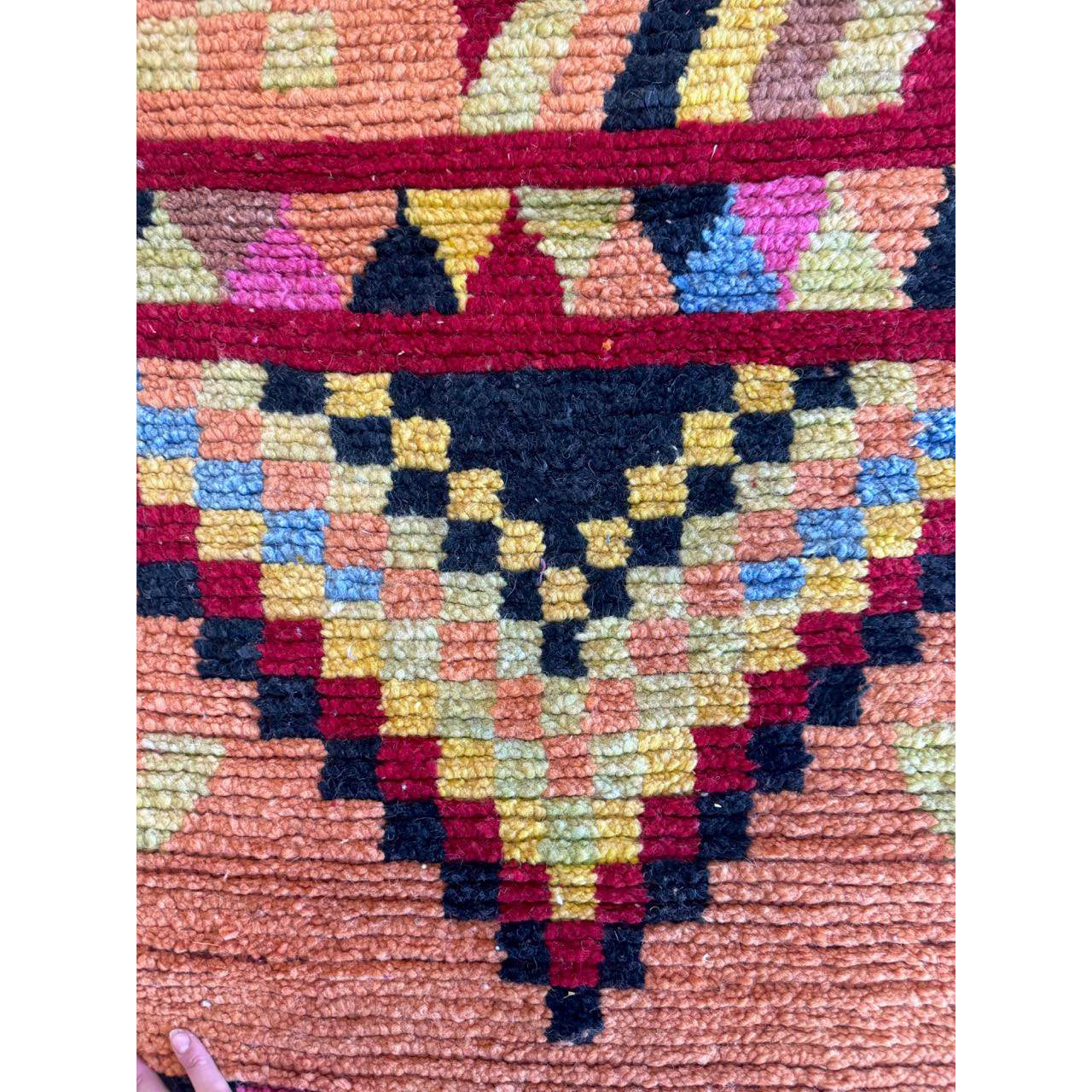 Bright Colorful Moroccan Hallway Runner