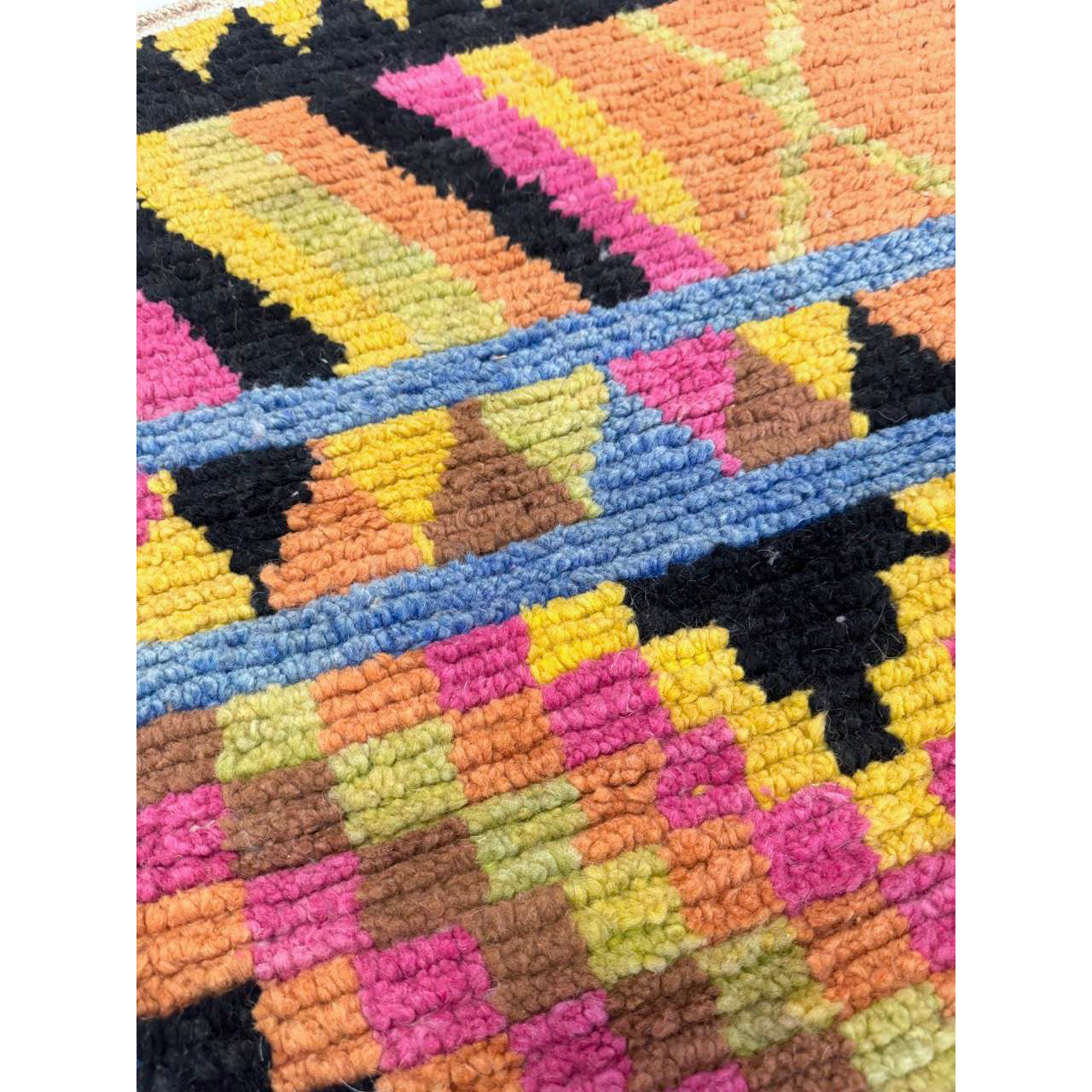 Bright Colorful Moroccan Hallway Runner