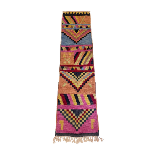 Bright Colorful Moroccan Hallway Runner