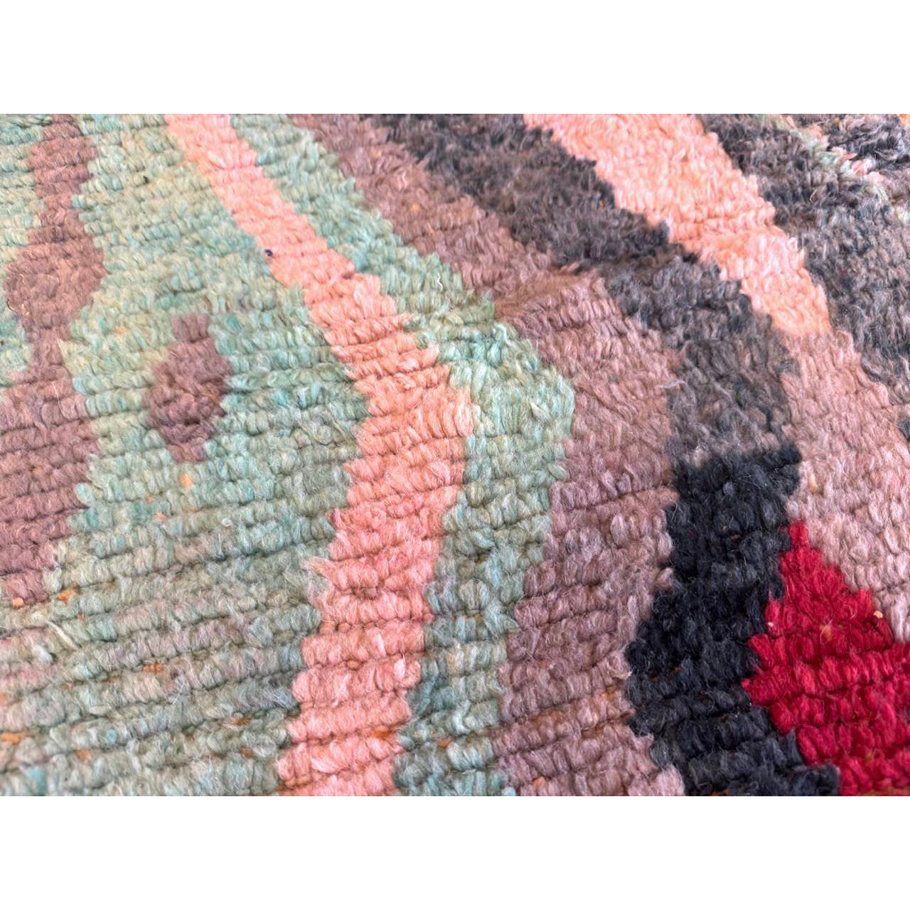 Abstract Moroccan Runner Rug