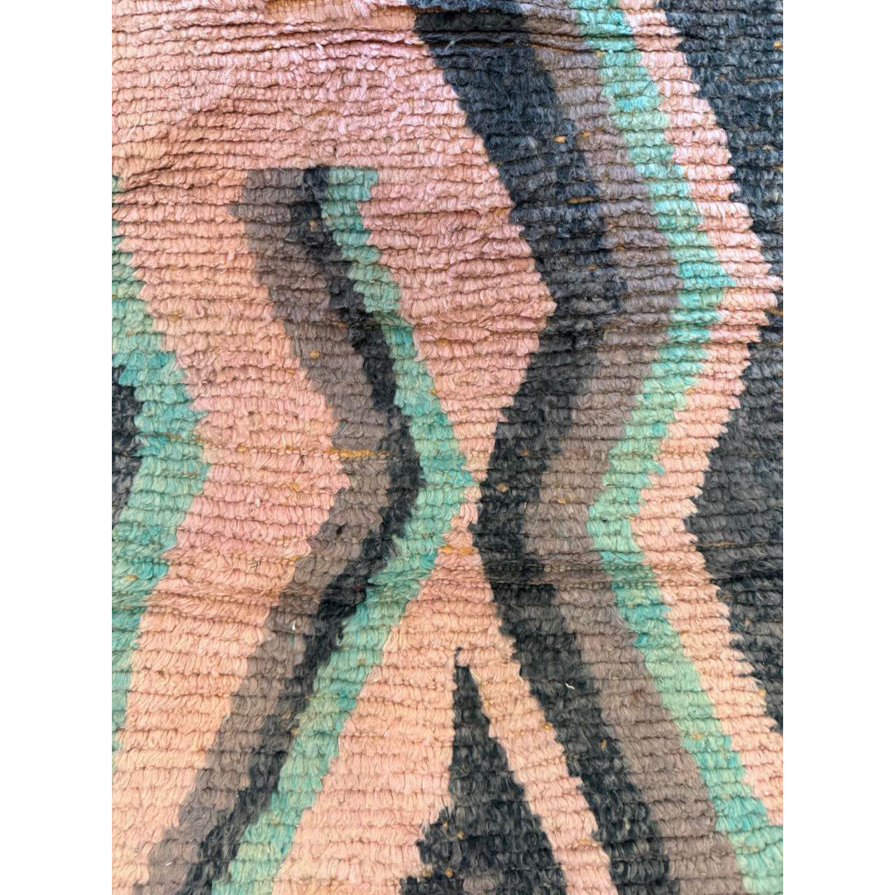 Abstract Moroccan Runner Rug