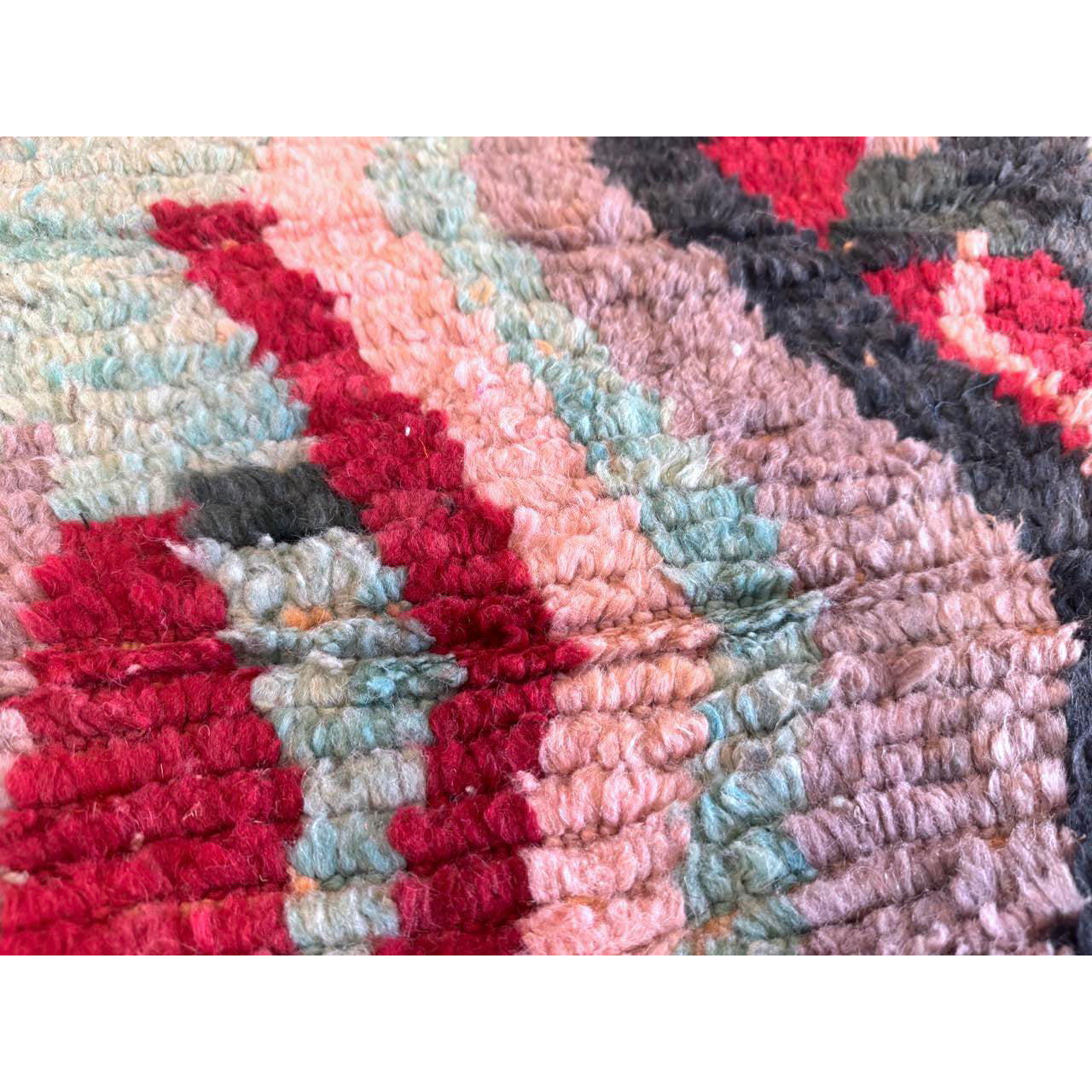 Abstract Moroccan Runner Rug