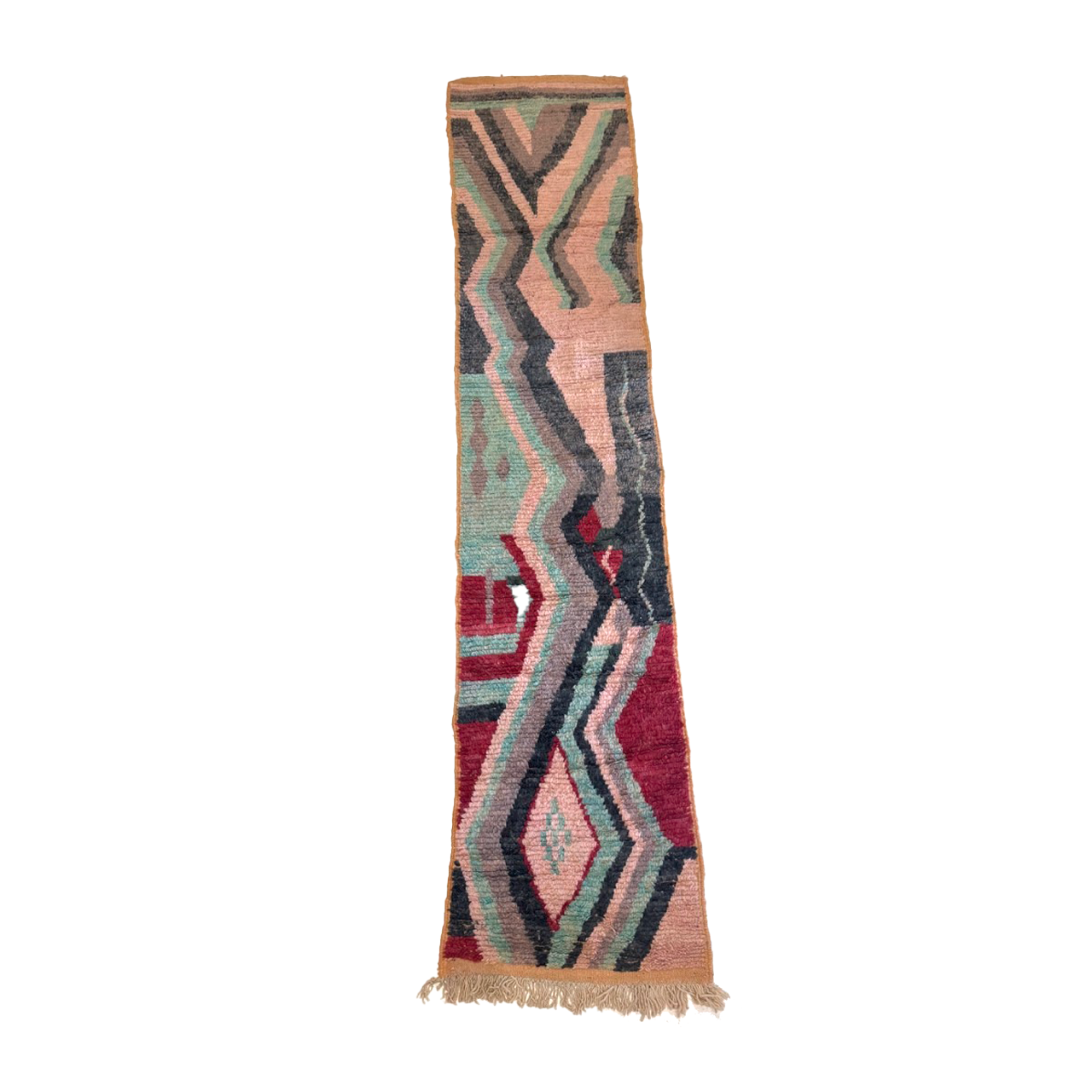Abstract Moroccan Runner Rug