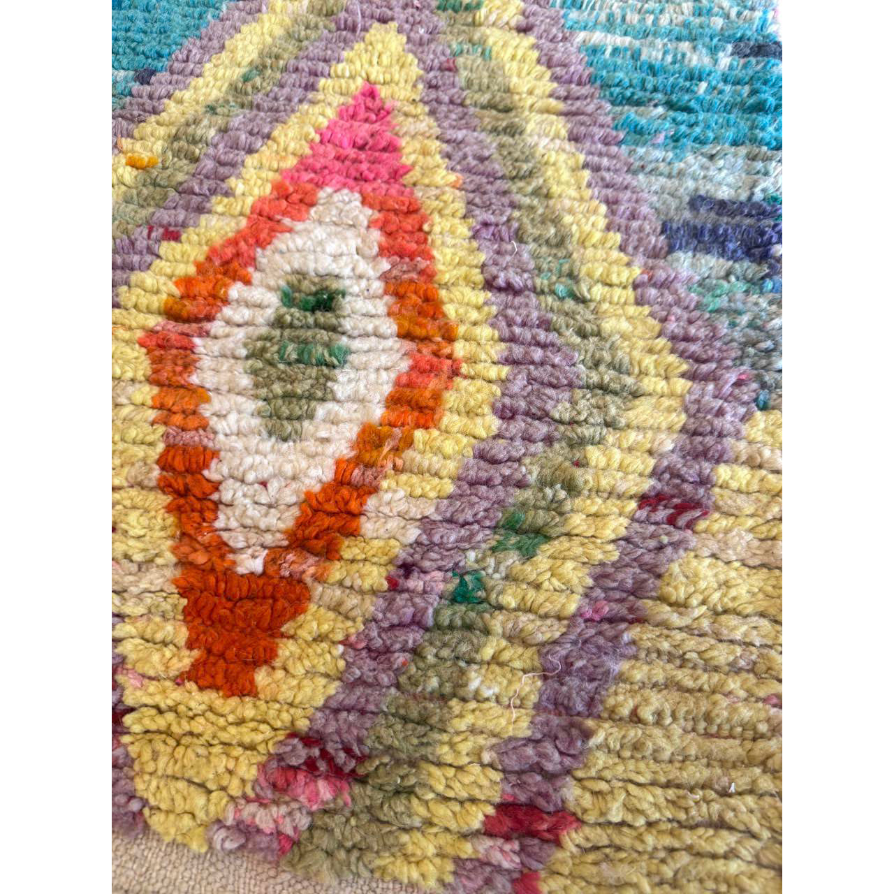 Diamond Moroccan Runner Rug