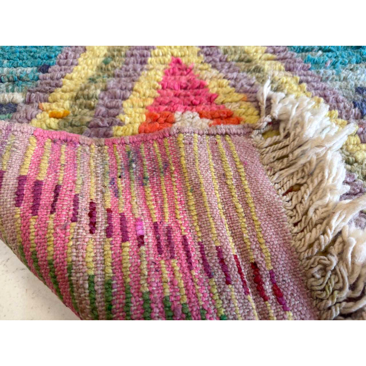 Diamond Moroccan Runner Rug