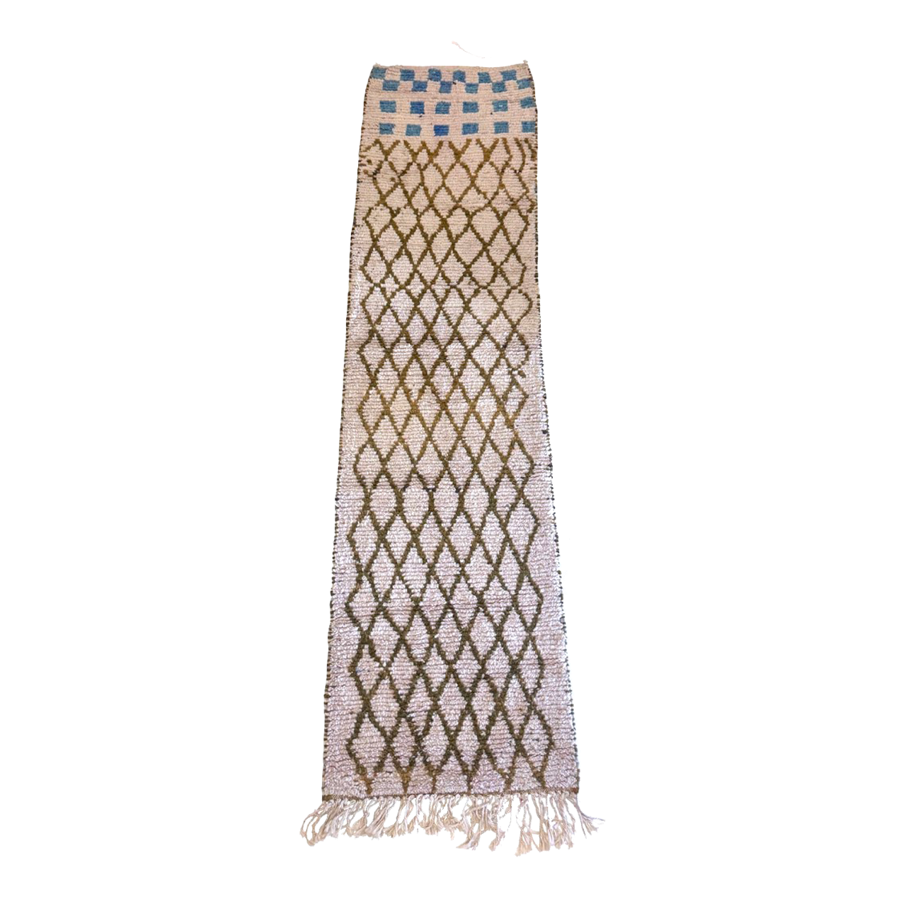 Neutral Moroccan Runner Rug