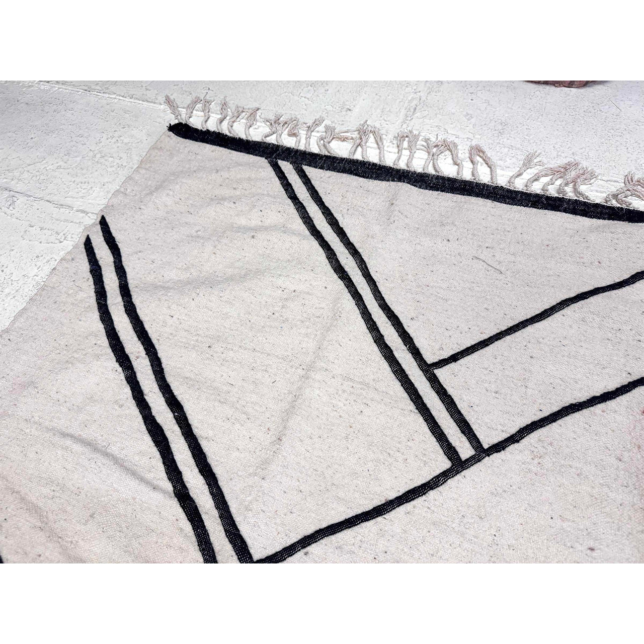 Large Beni Ourain Flatweave Kilim