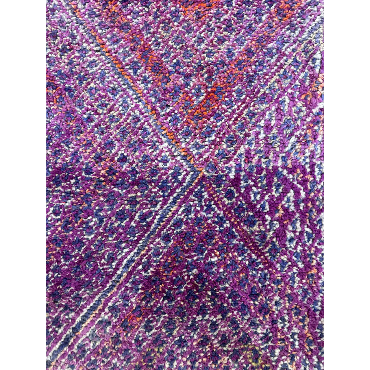 Vintage Purple Moroccan Rug