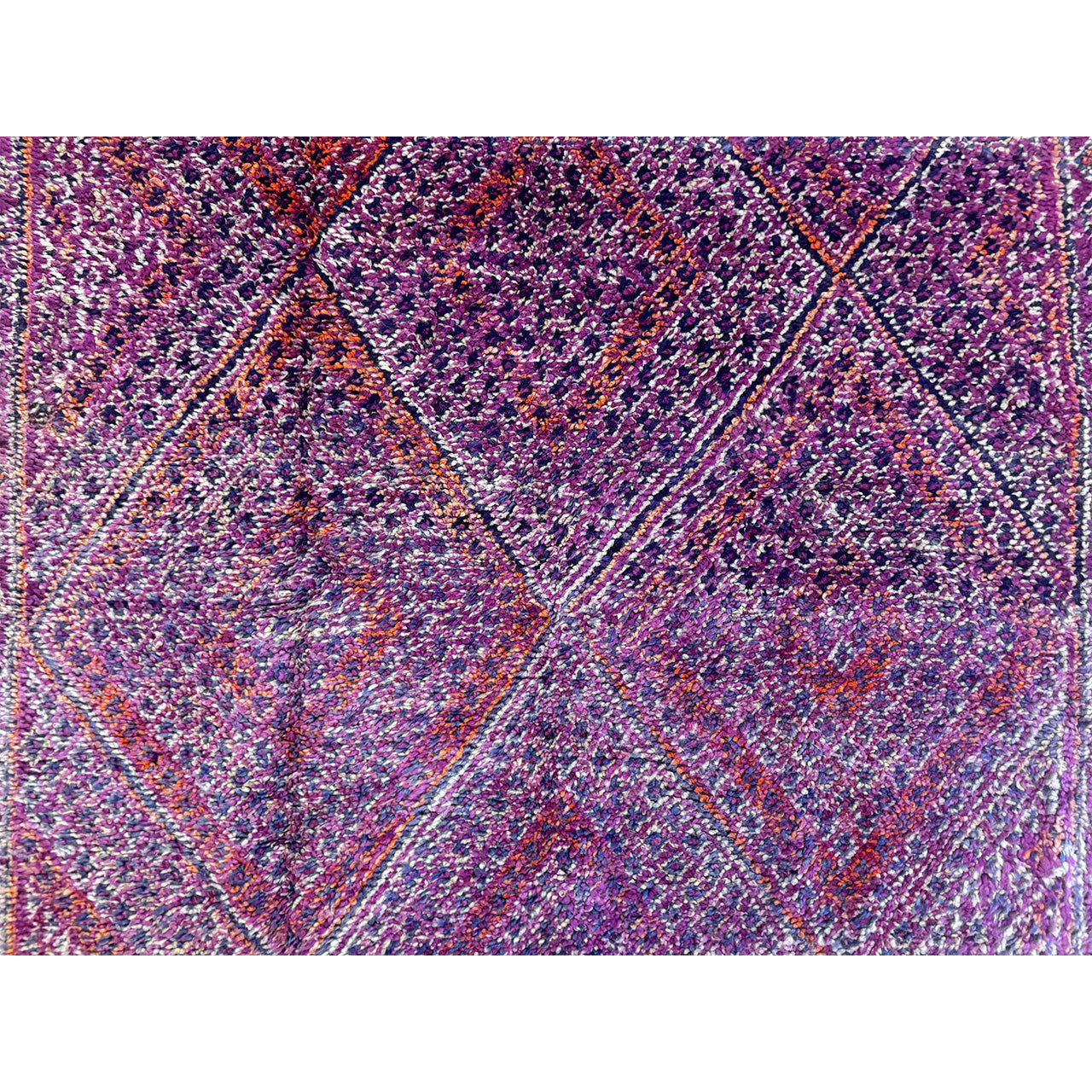 Vintage Purple Moroccan Rug