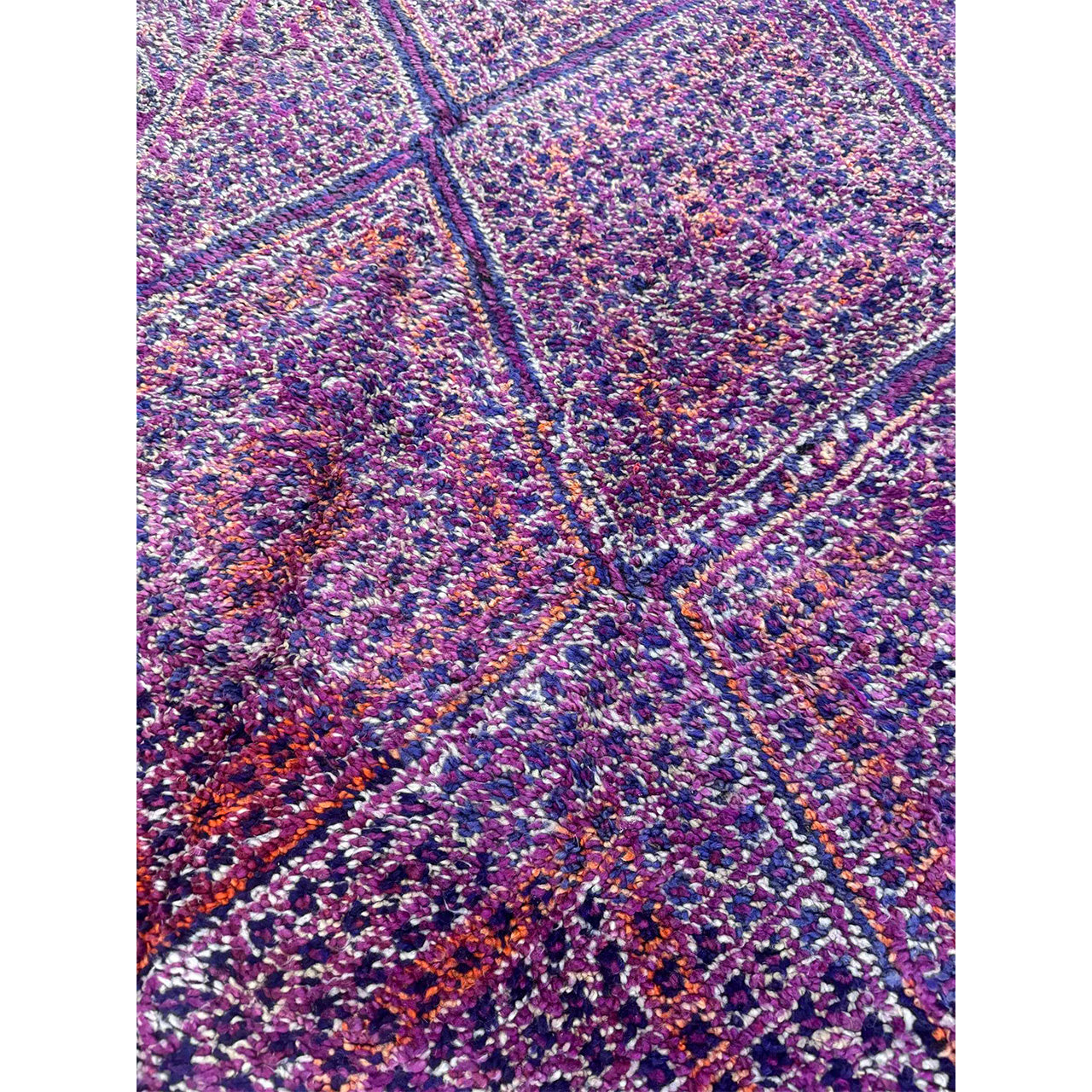 Vintage Purple Moroccan Rug