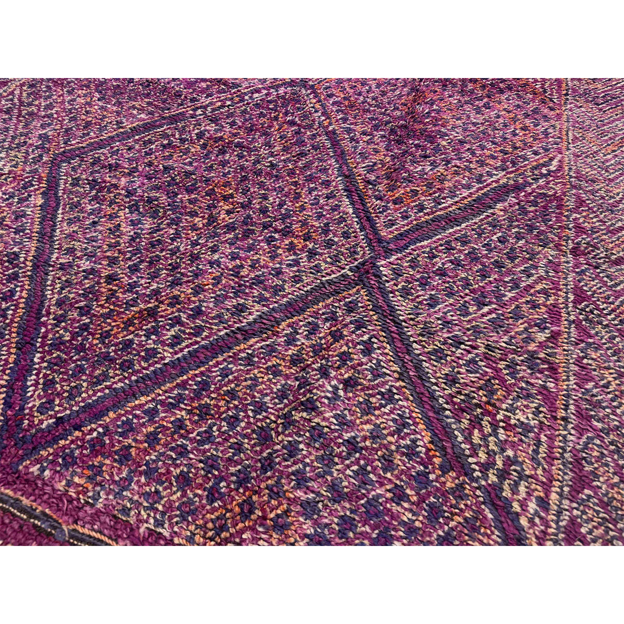 Vintage Purple Moroccan Rug