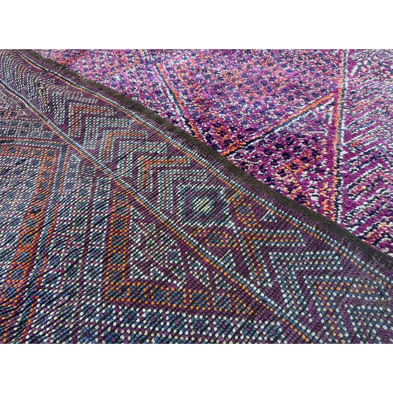 Vintage Purple Moroccan Rug