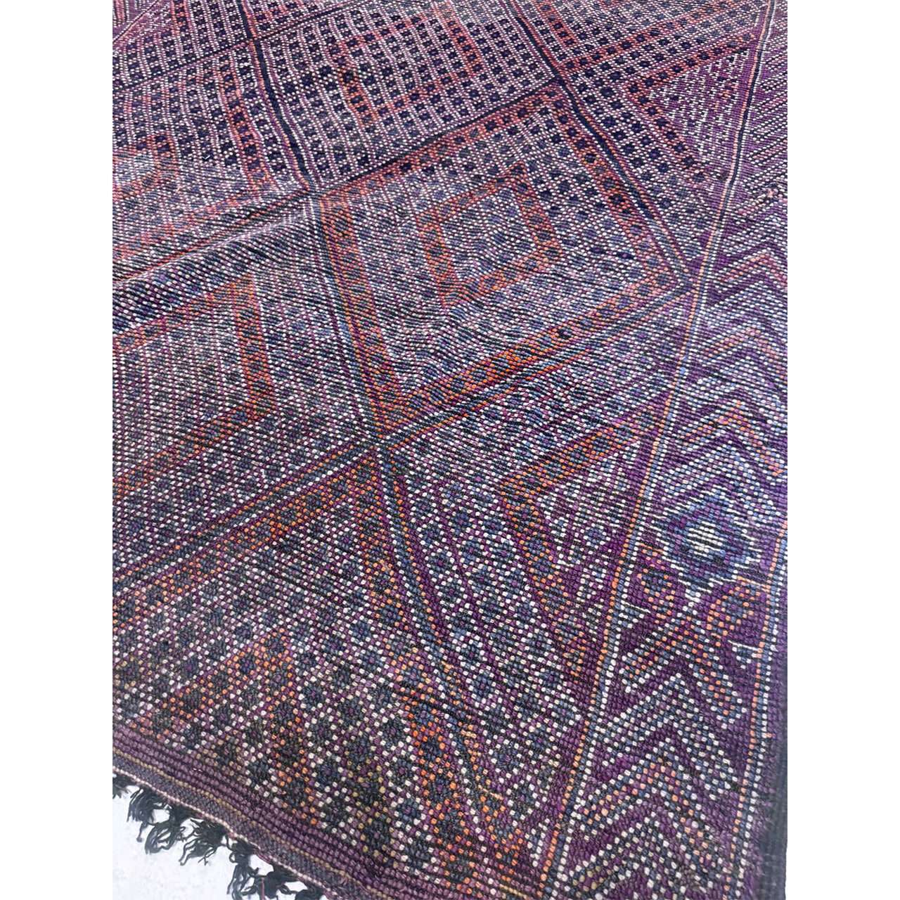 Vintage Purple Moroccan Rug