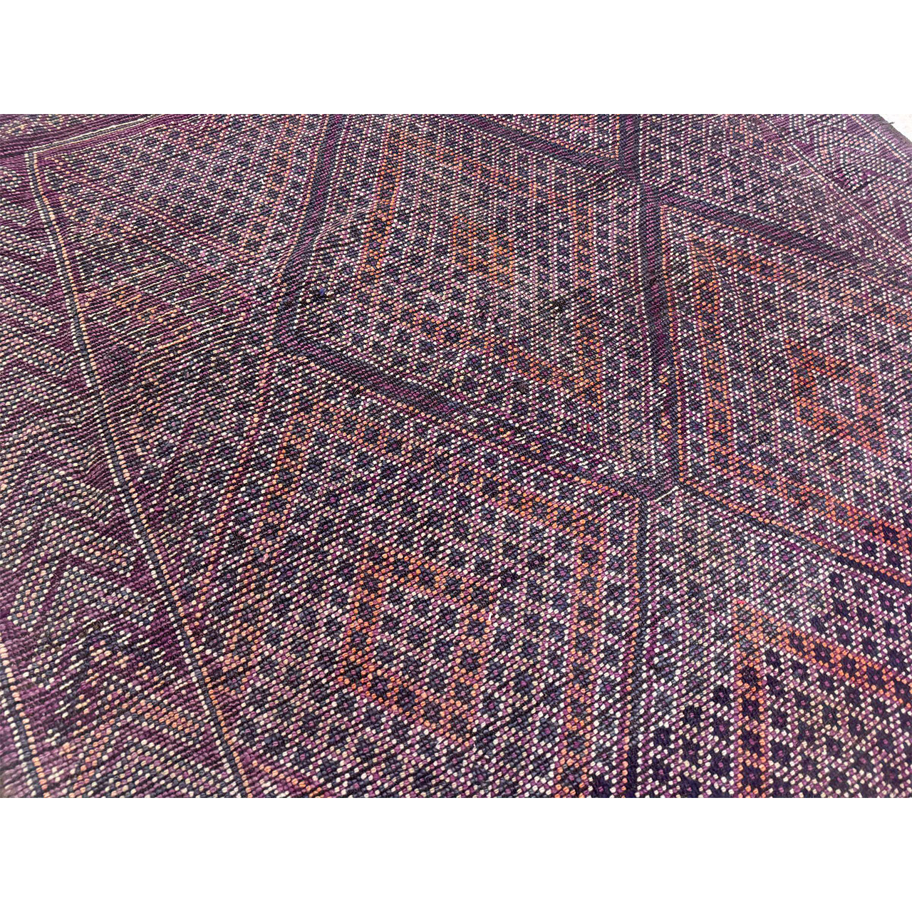 Vintage Purple Moroccan Rug