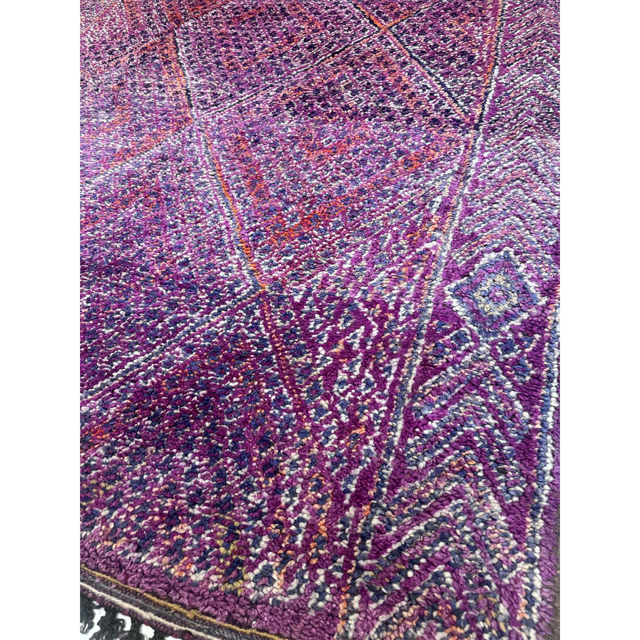 Vintage Purple Moroccan Rug