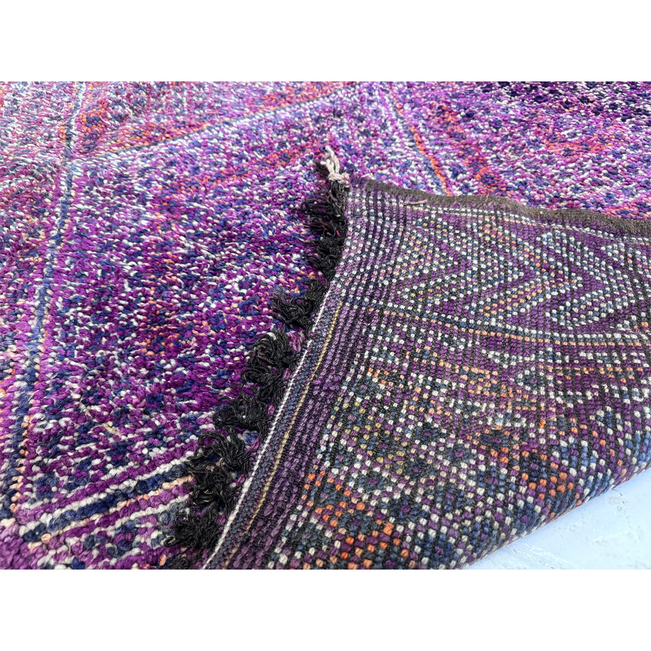 Vintage Purple Moroccan Rug