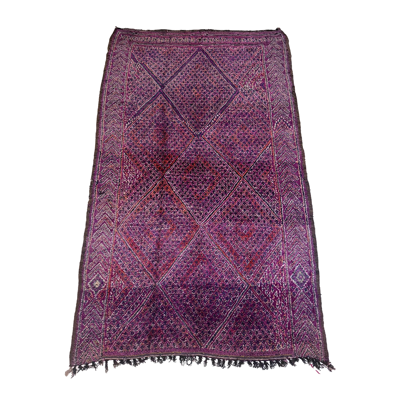 Vintage Purple Moroccan Rug
