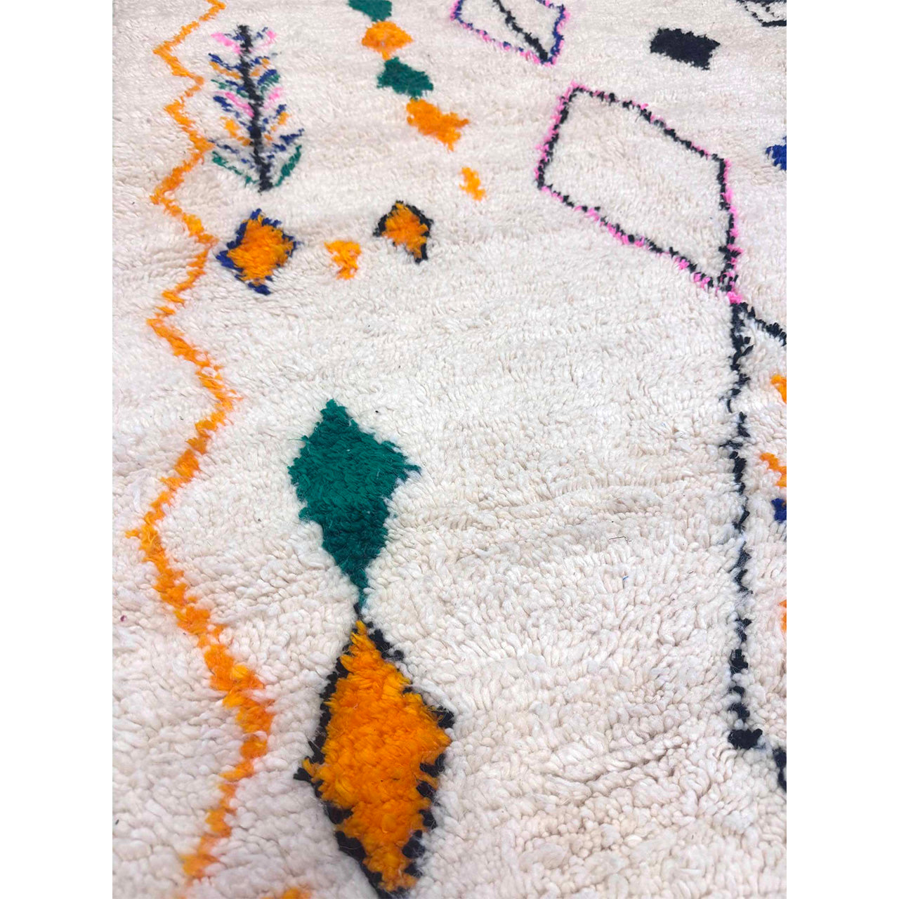 Handknotted Azilal Moroccan Rug