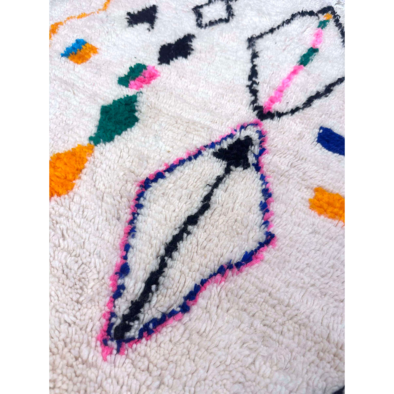 Handknotted Azilal Moroccan Rug