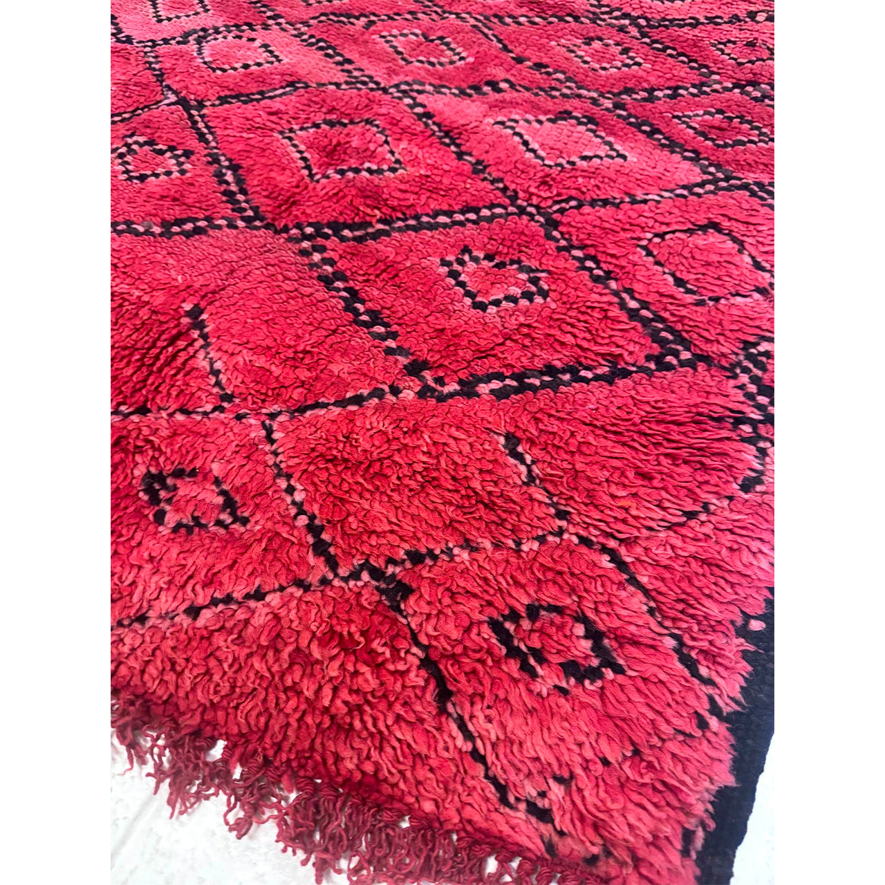 Vintage Red Moroccan Rug