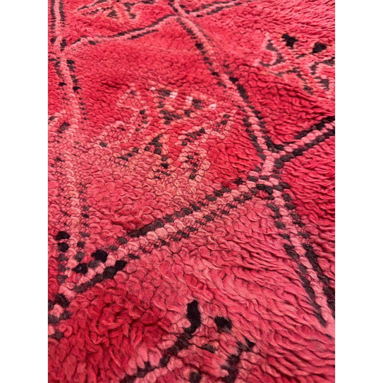 Vintage Red Moroccan Rug